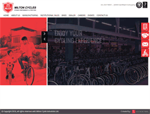Tablet Screenshot of miltoncycles.com